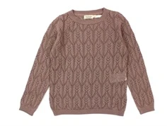 MarMar strikbluse Tano dusty mauve